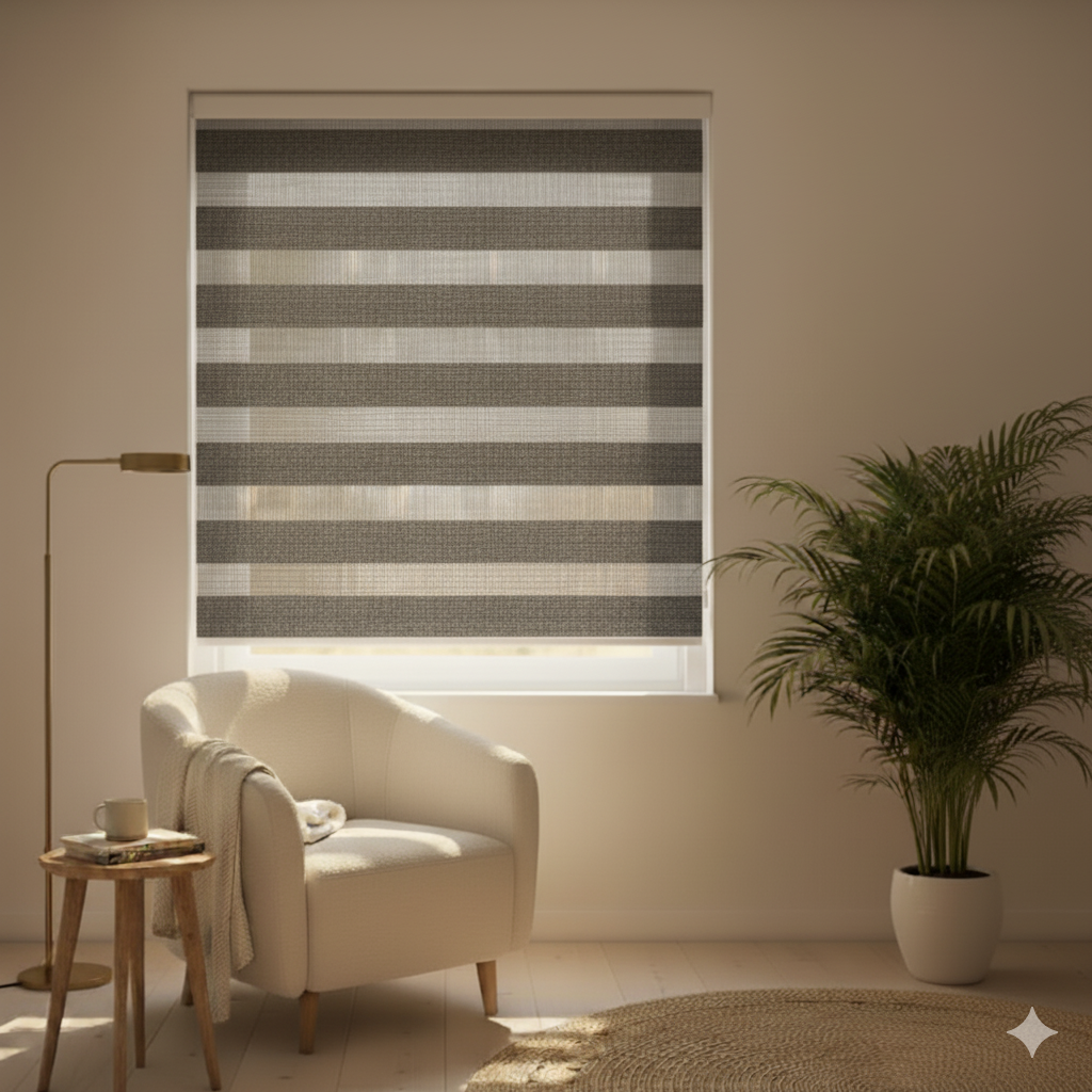 ArtTrend Antrasit Zebra Perde