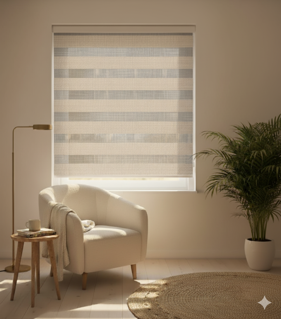 ArtTrend Gri Zebra Perde
