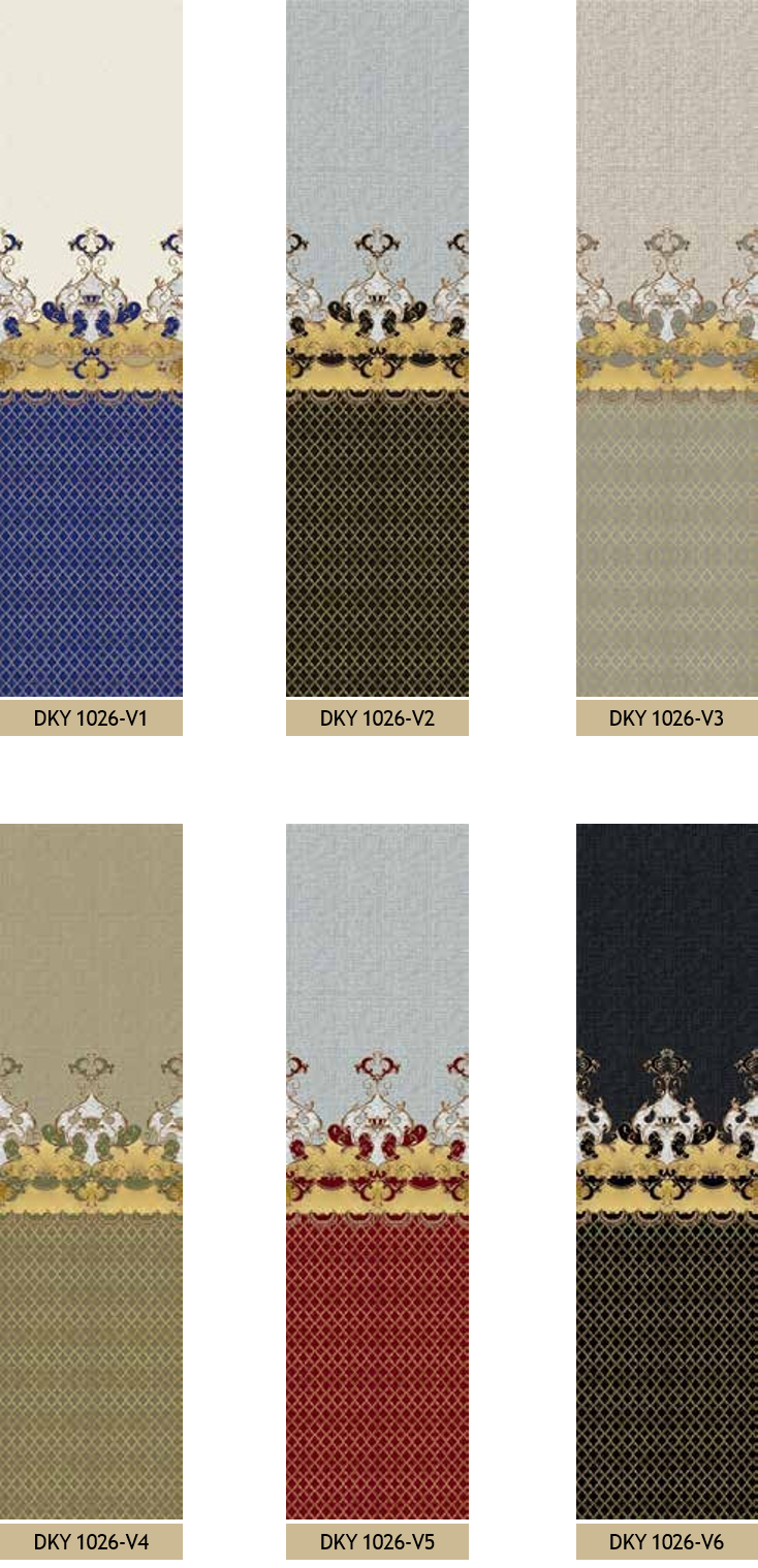 Artella Baskılı Dikey Tül Perde Hürrem