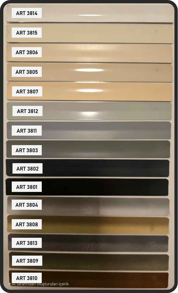 Artella 16mm Metal Jaluzi Perde Krem