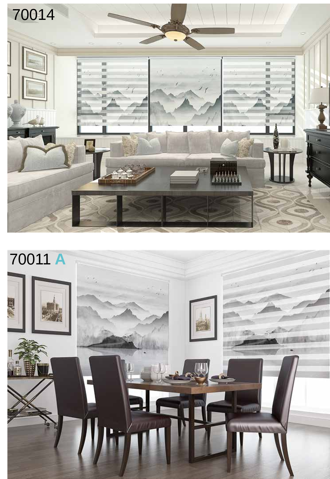 ArtBaskılı Zebra Perde