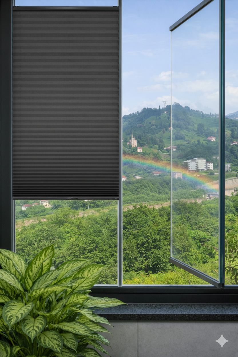 Artlife Antrasit Plise Perde