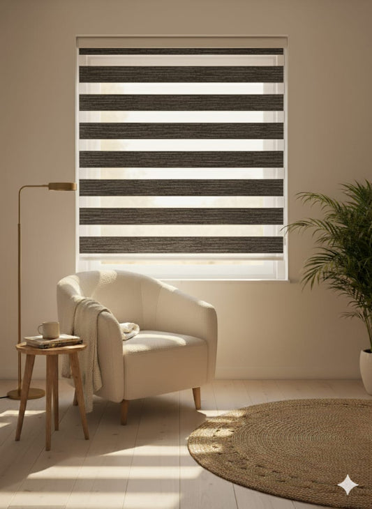 ArtBambu Siyah Zebra Perde