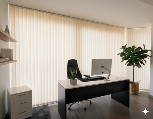 ArtLüx Dikey Stor Perde Krem