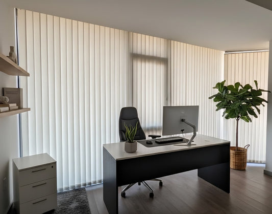 ArtMat Dikey Stor Perde Ekru