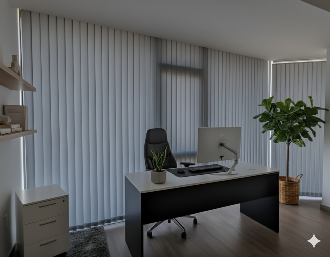 ArtSun Dikey Stor Perde Gri