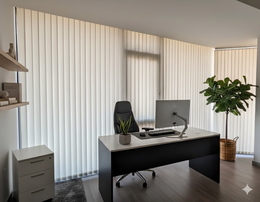 ArtMat Dikey Stor Perde Krem