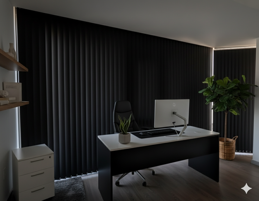 ArtMat Dikey Stor Perde Siyah