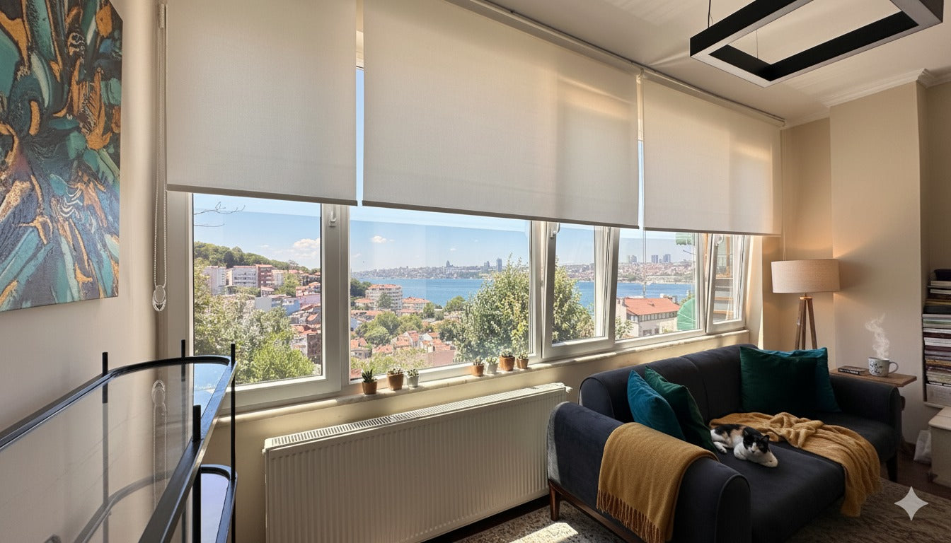 ArtSun Ekru Stor Perde