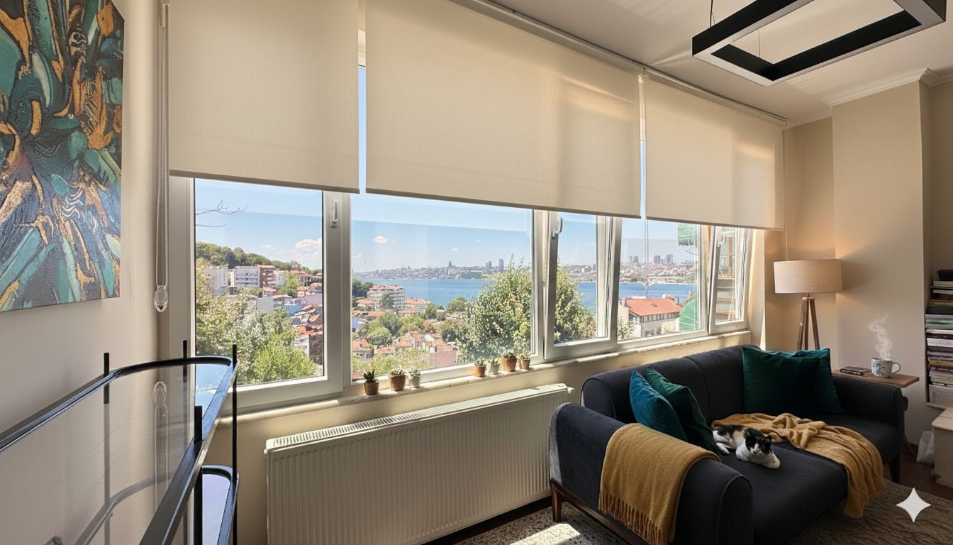 ArtSun Krem Stor Perde