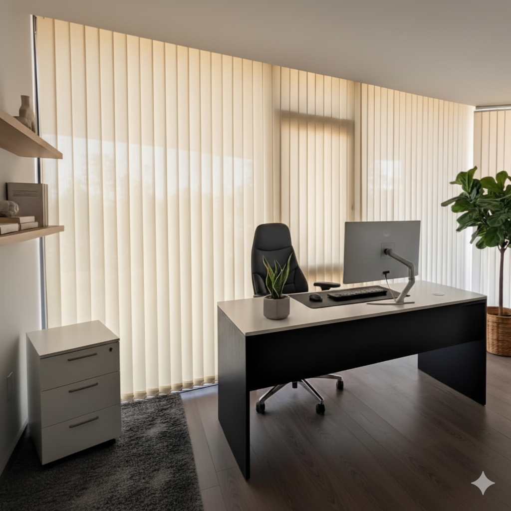 ArtScreen Dikey Stor Perde Krem