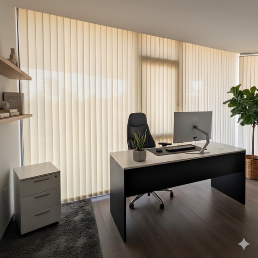 ArtScreen Dikey Stor Perde Krem