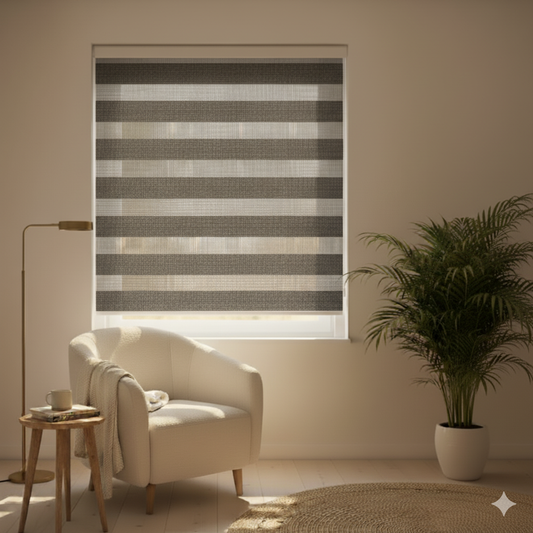 ArtTrend Antrasit Zebra Perde