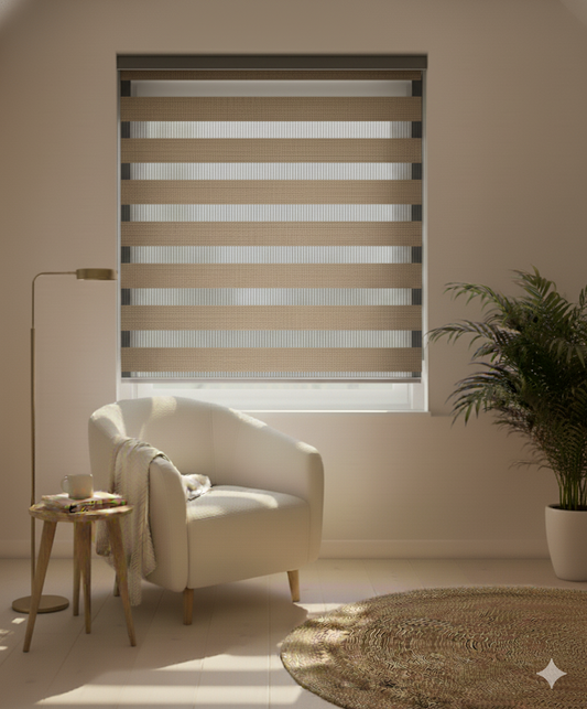 ArtTrend Kahve Zebra Perde