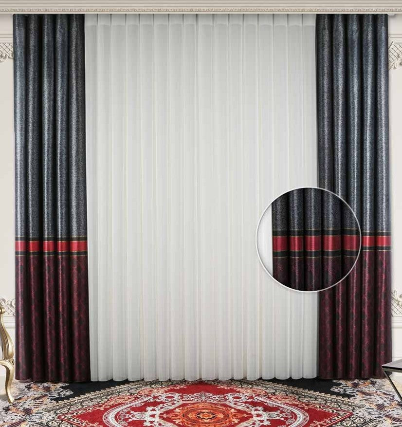 Artella Baskılı Dikey Tül Perde Awa