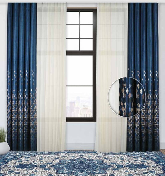 Artella Baskılı Dikey Tül Perde Dicle