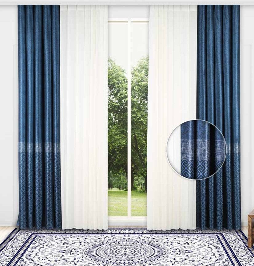 Artella Baskılı Dikey Tül Perde Toros