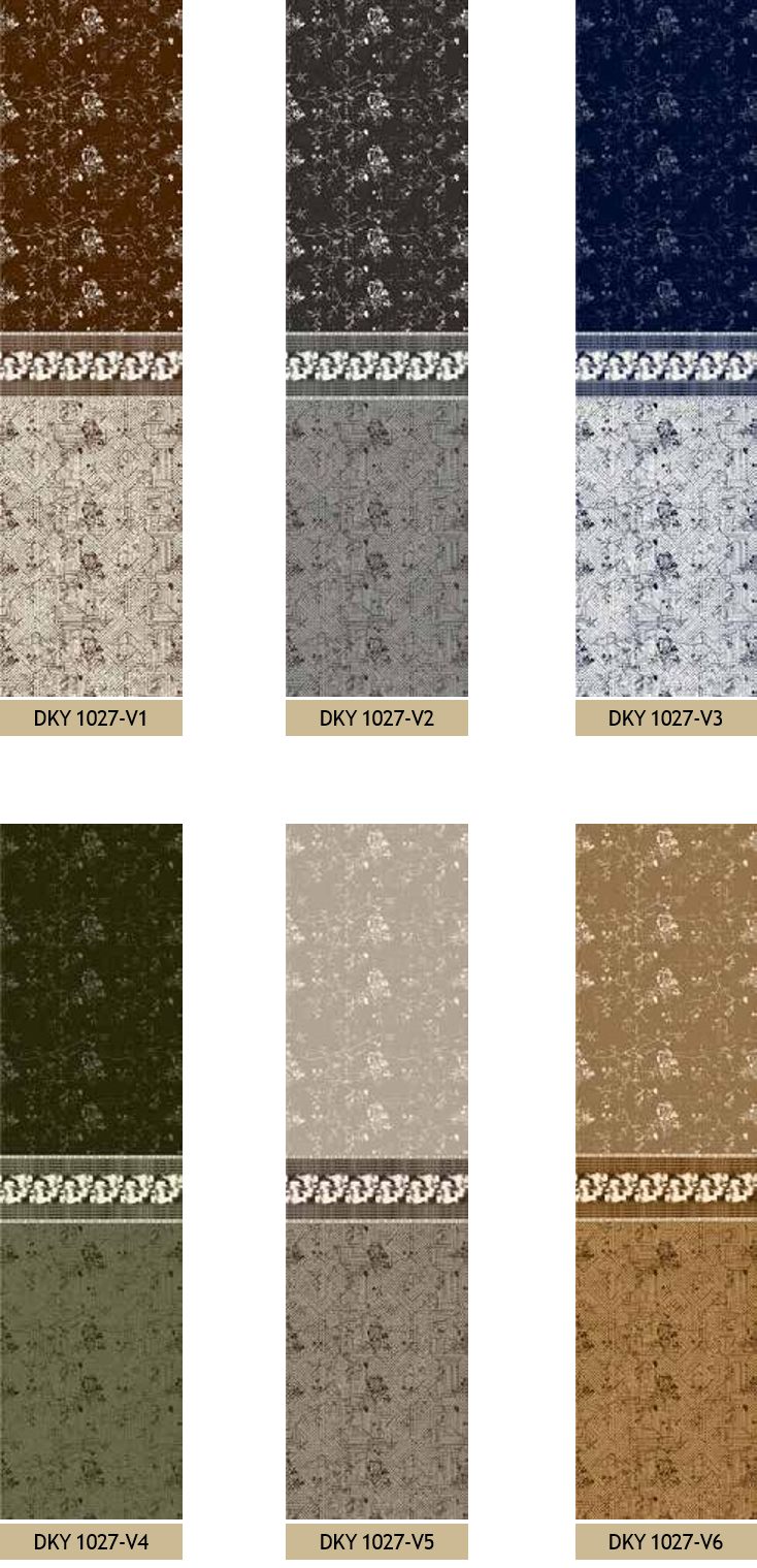 Artella Baskılı Dikey Tül Perde Yaprak