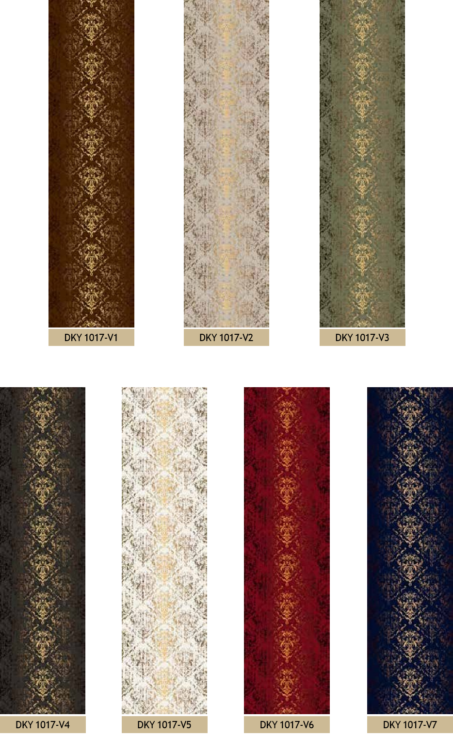 Artella Baskılı Dikey Tül Perde Damask