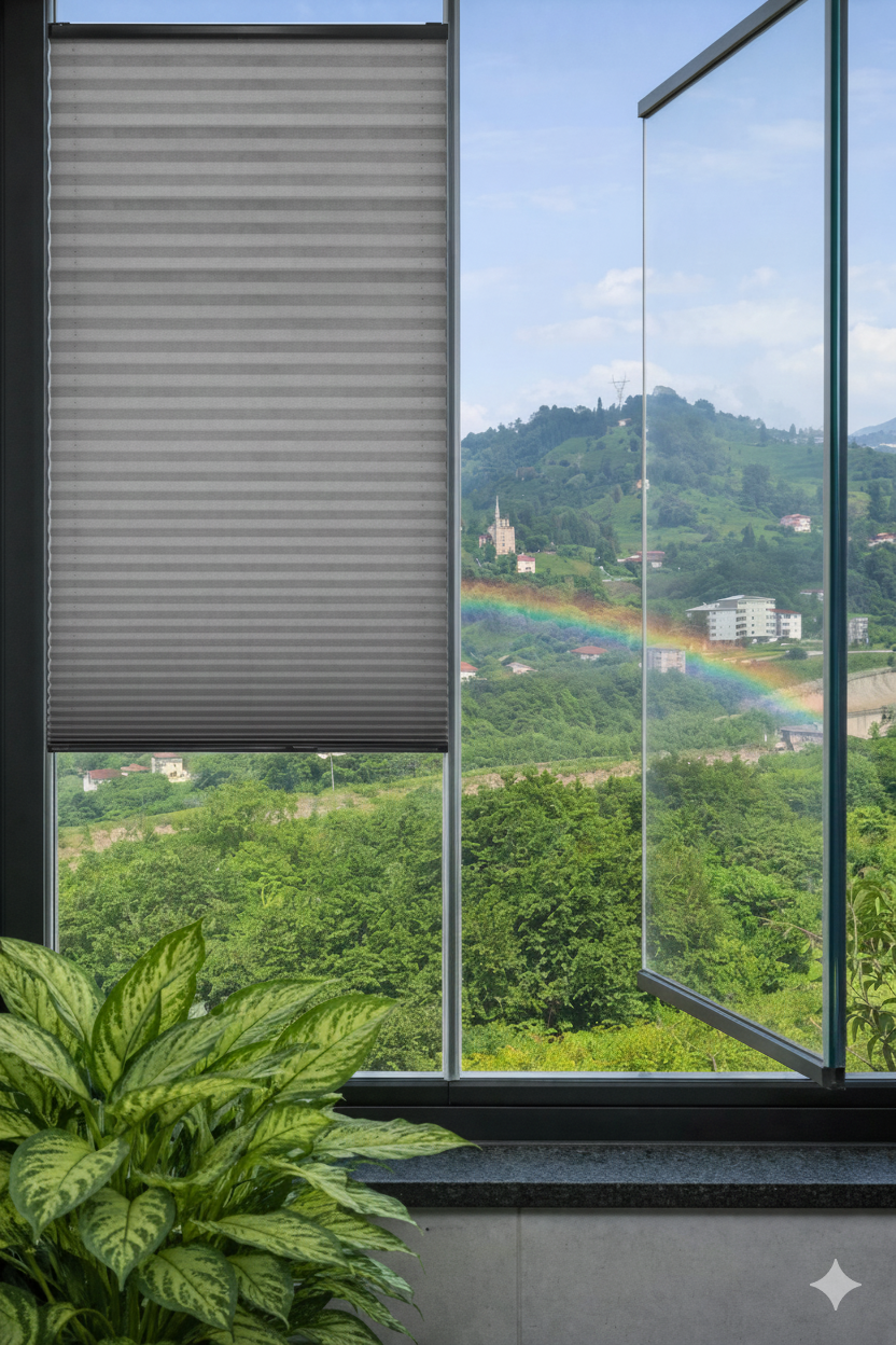 Artlife Gri Plise Perde