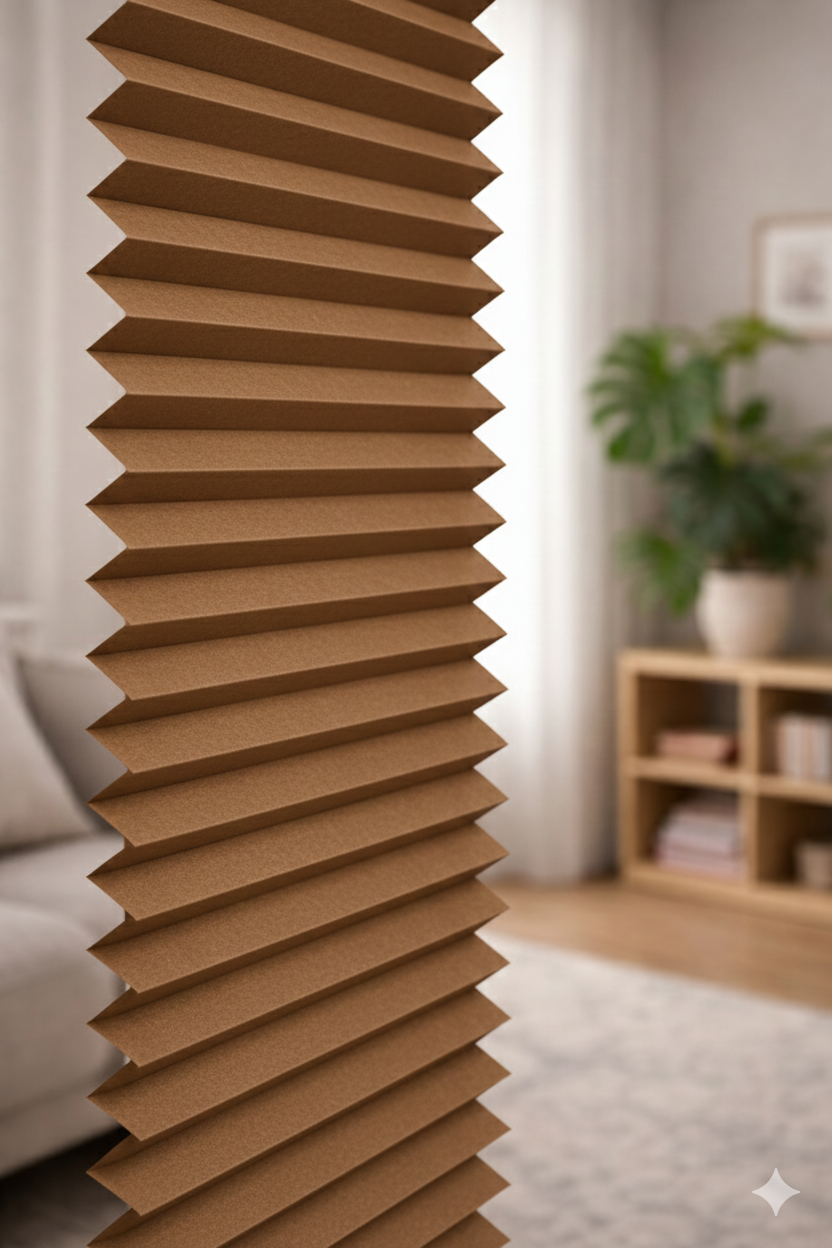 Artlife Kahve Plise Perde