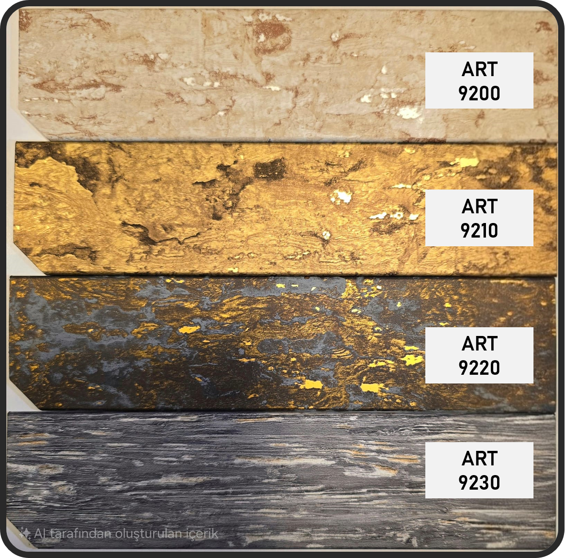 Artella 50mm Kaplama Ahşap Jaluzi Perde Kahve