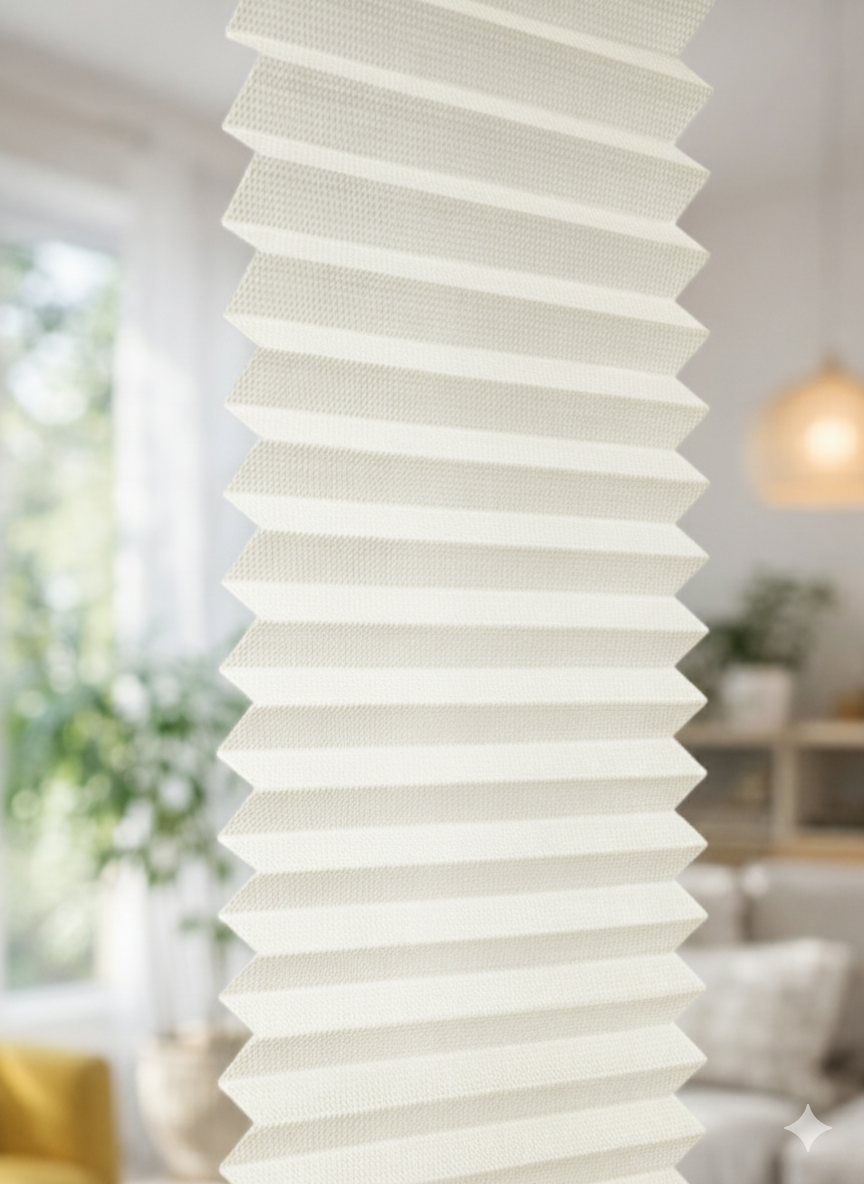 Arttül Krem Tül Plise Perde