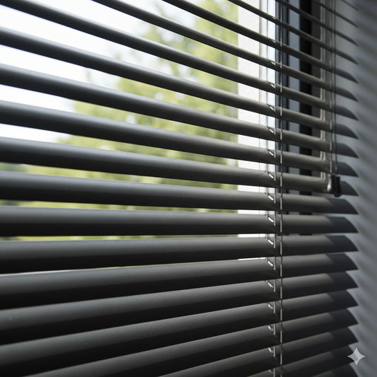 Artella 25mm Metal Jaluzi Perde Siyah